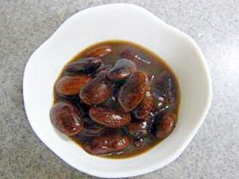 紫花豆の煮豆